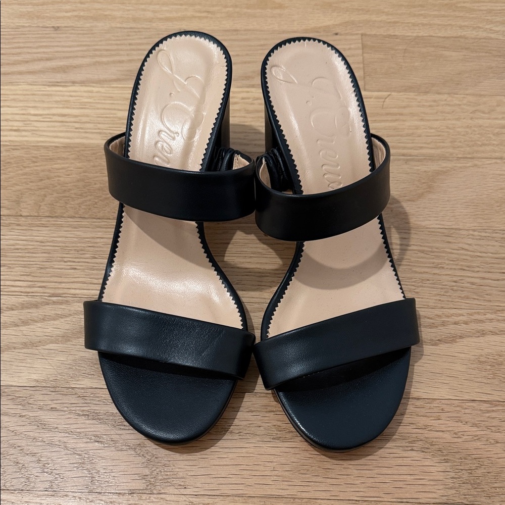 Never worn Jcrew Black Women's Sandals